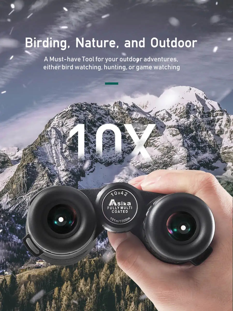 Asika 10x42 HD Professional Binoculars